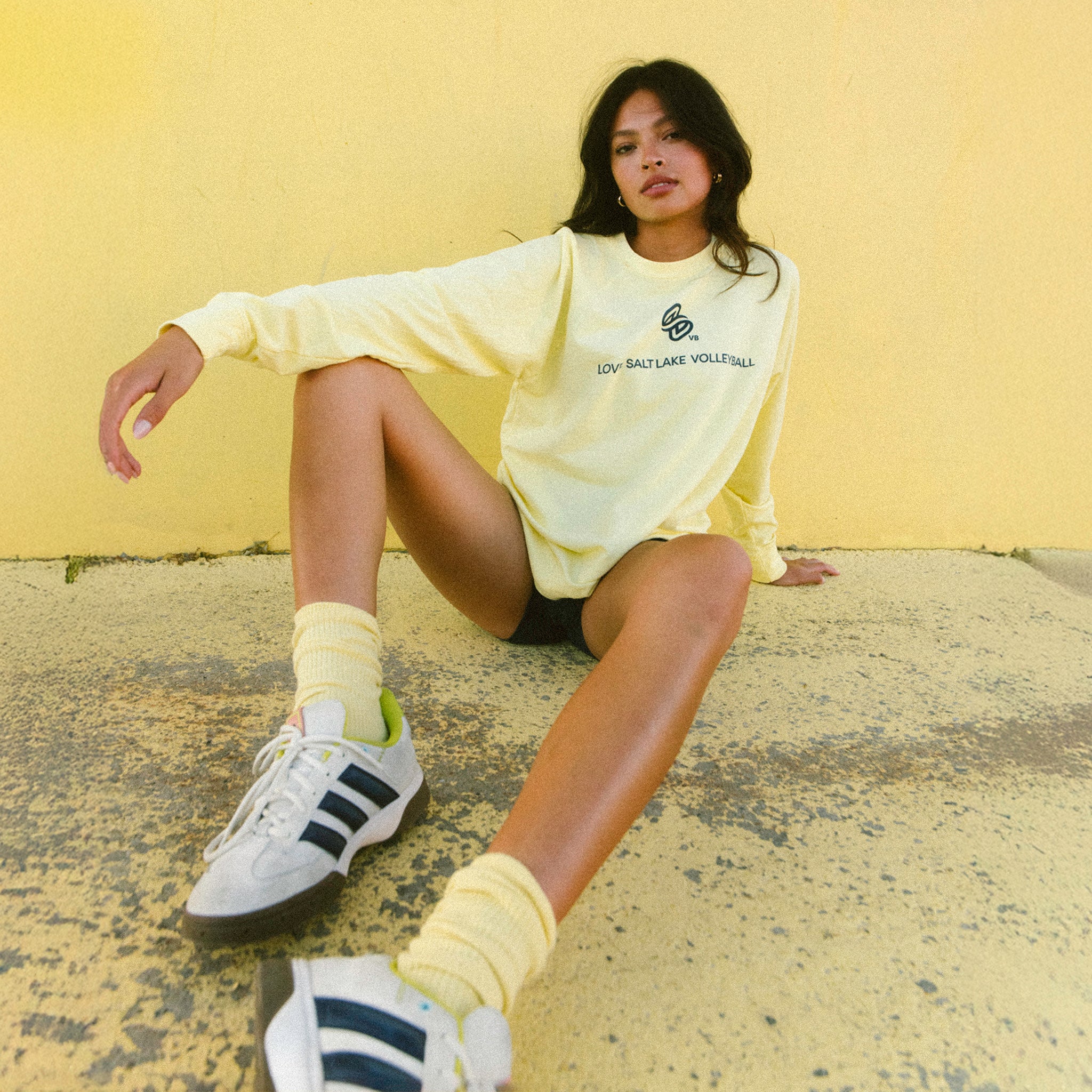 LOVB Salt Lake Color Drenched Crewneck Sweatshirt