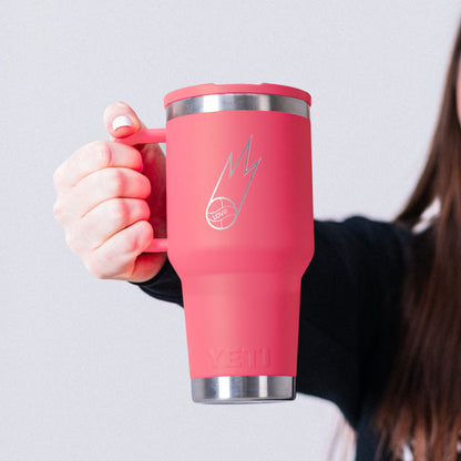 LOVB Volleyball Comet YETI 30 oz Rambler Straw Travel Mug