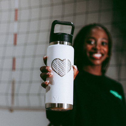 LOVB Nebraska YETI 26 oz Rambler Straw Bottle