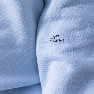 LOVB Sweet Victory Powder Blue Hybrid Quarter Zip