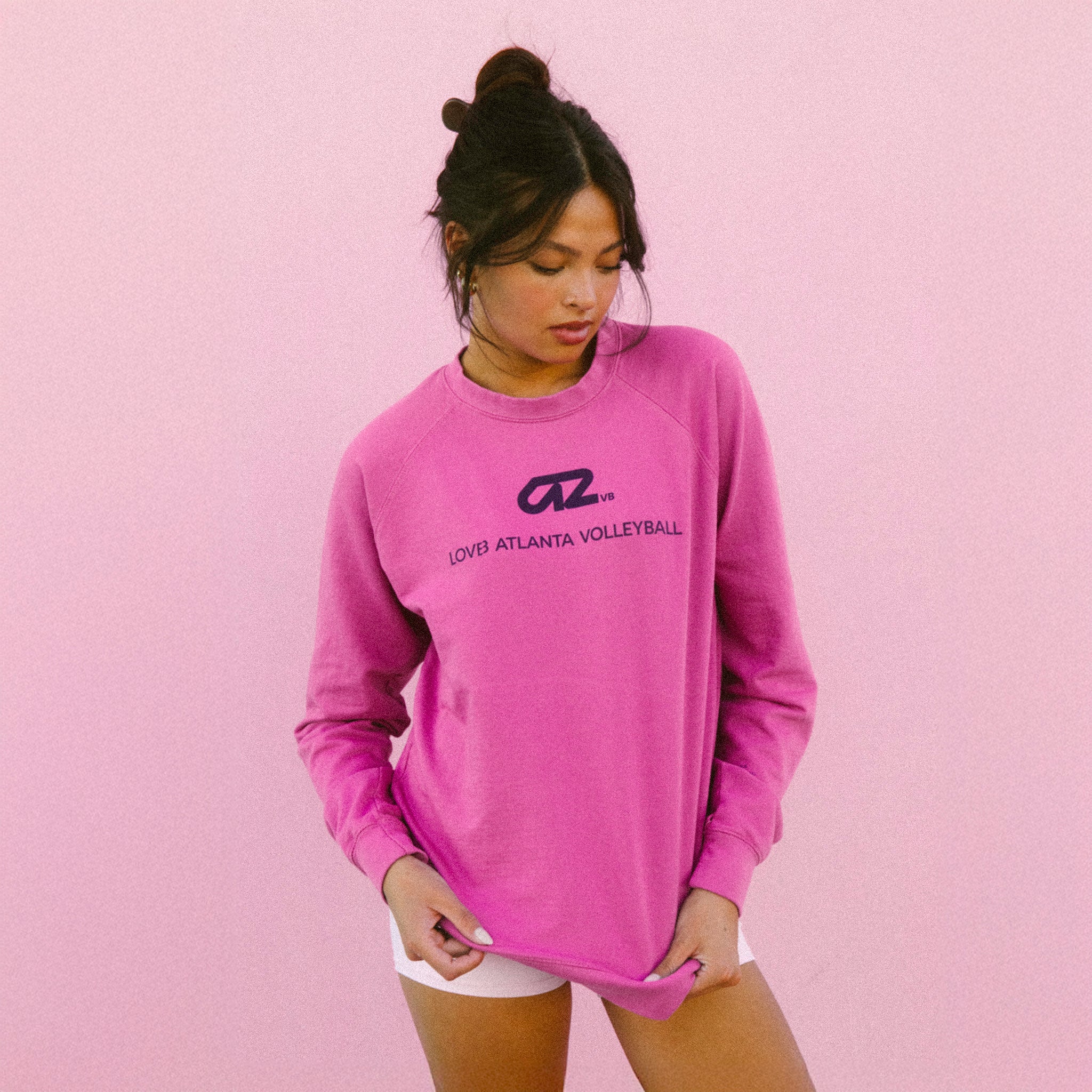 LOVB Atlanta Color Drenched Crewneck Sweatshirt