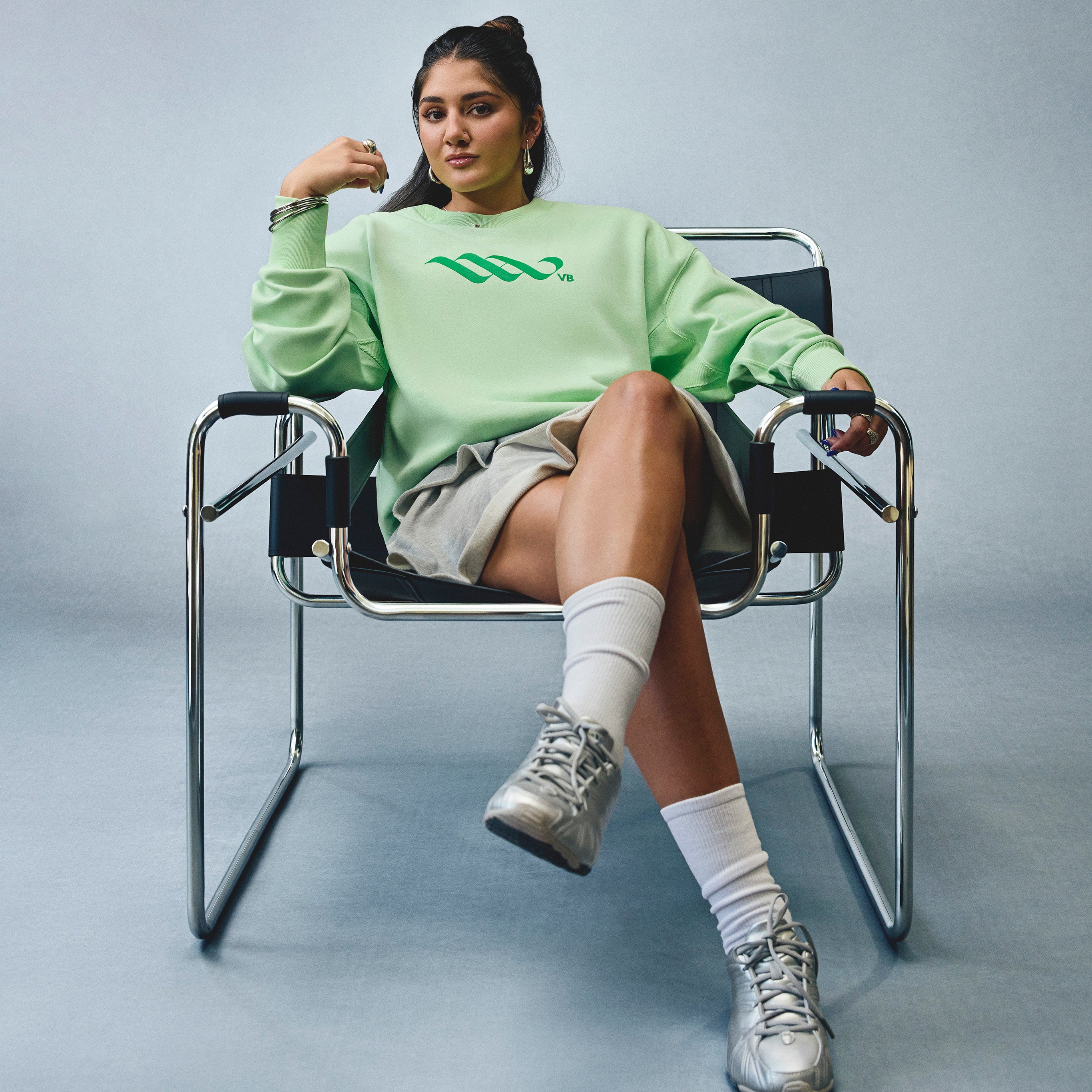 LOVB Nebraska x Adidas Cropped Crewneck Sweatshirt Pre-Order