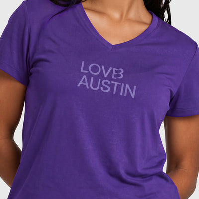 LOVB Austin x adidas V Neck Tee