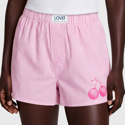 LOVB Volleyball Cherries Women's Boxy Short
