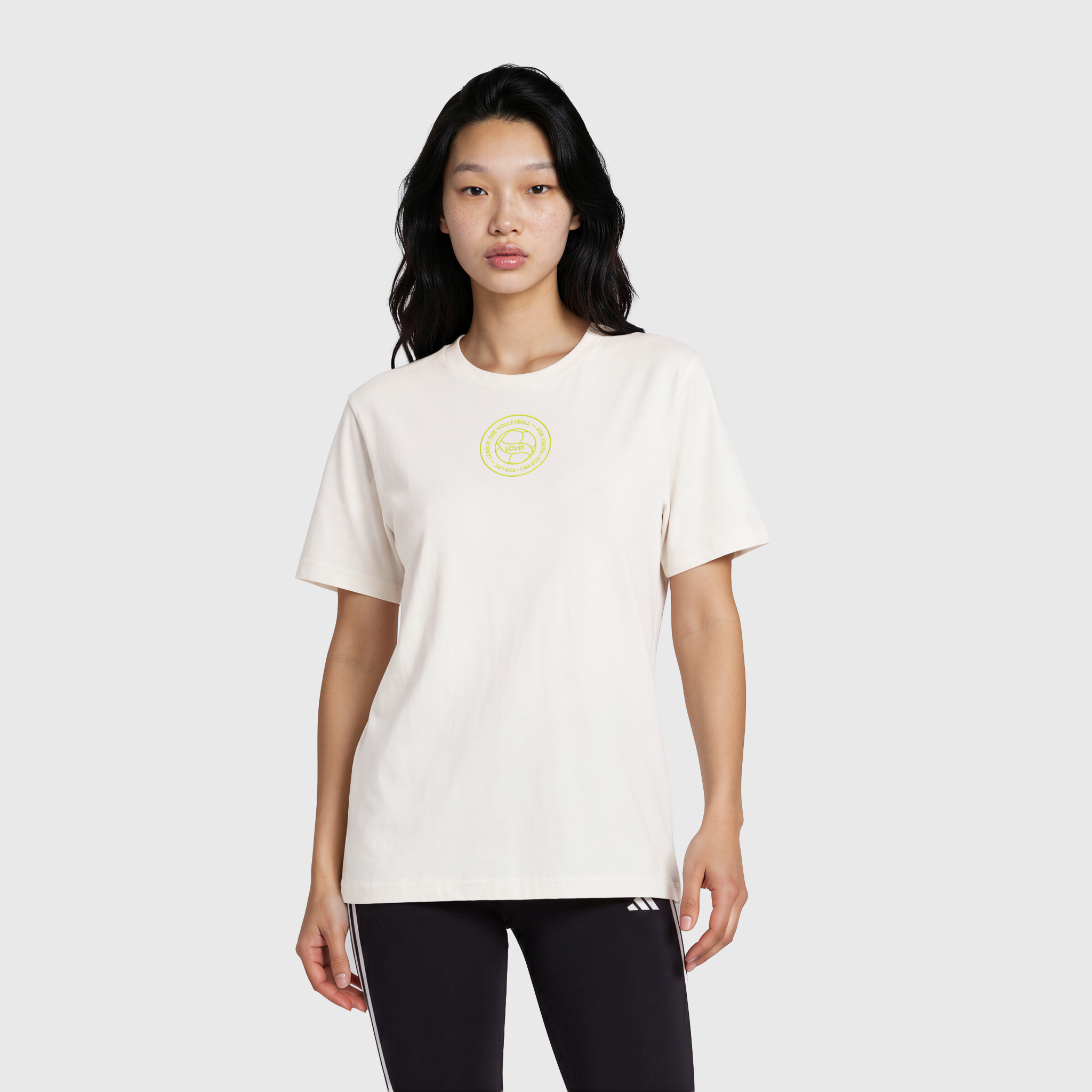 LOVB Volleyball Graphic White T-Shirt