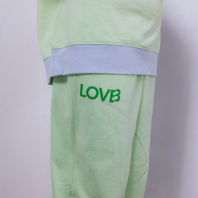 LOVB Candy Court Mint Green Sweatpants