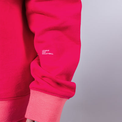 LOVB Candy Court Watermelon Hybrid Crewneck