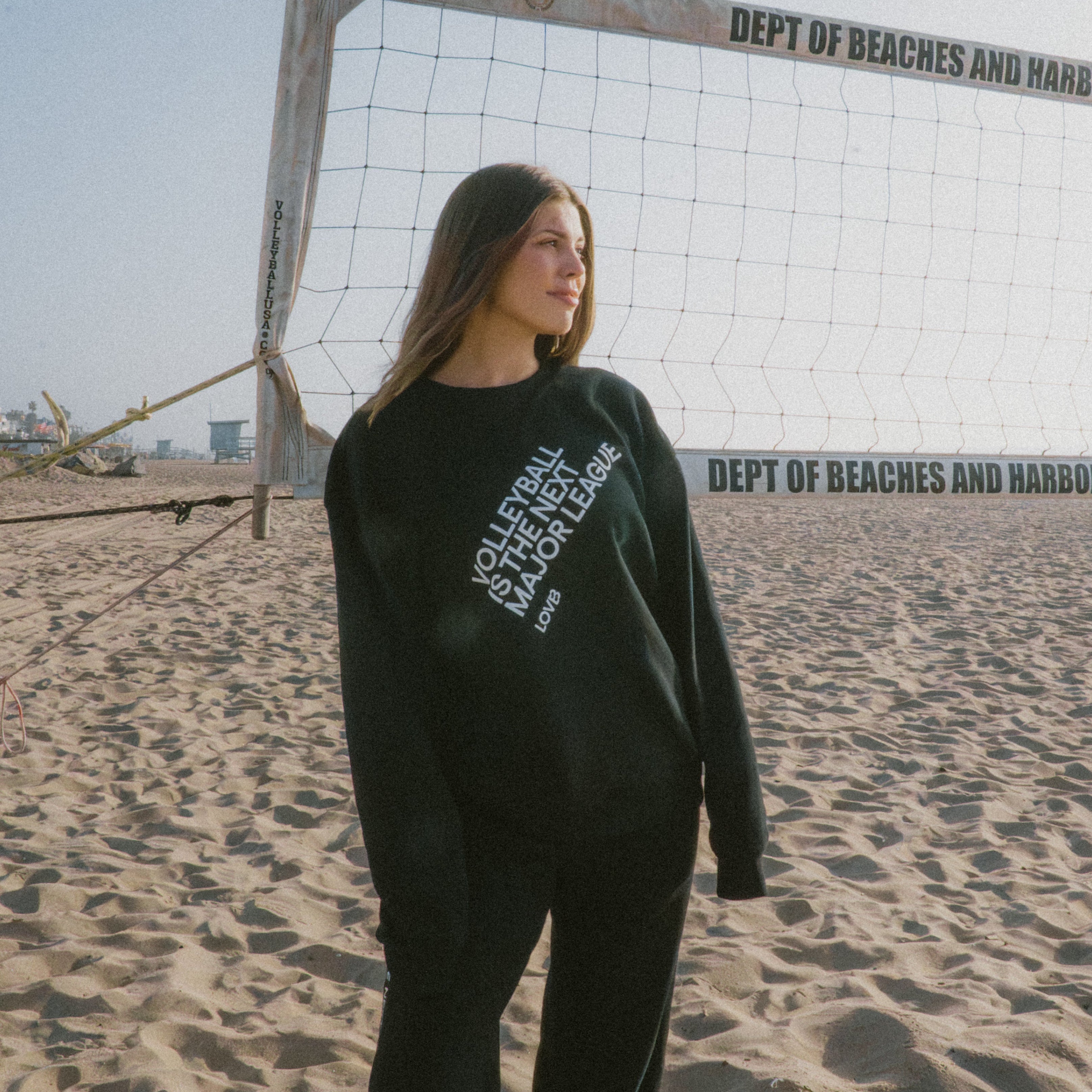 LOVB Volleyball Next Major League™ Hybrid Crewneck