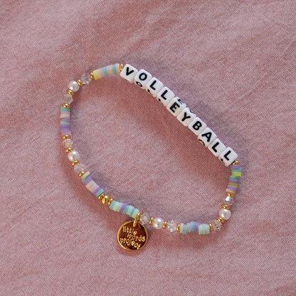 Volleyball Beaded Bracelet