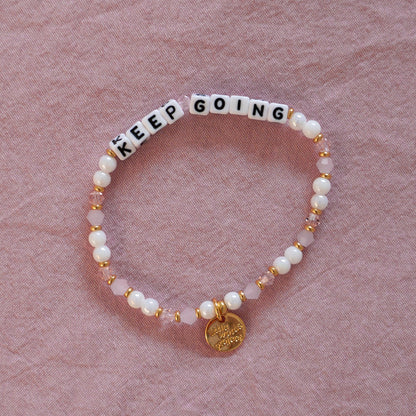 Keep Going Beaded Bracelet