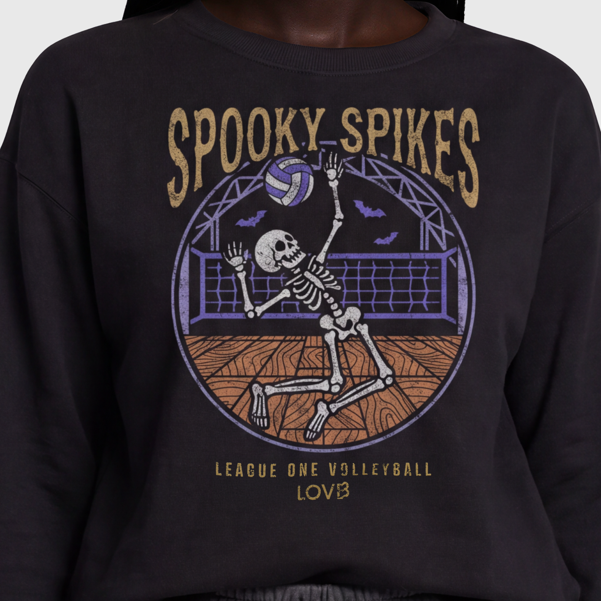 Spooky Spikes Halloween Crewneck