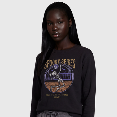 Spooky Spikes Halloween Crewneck