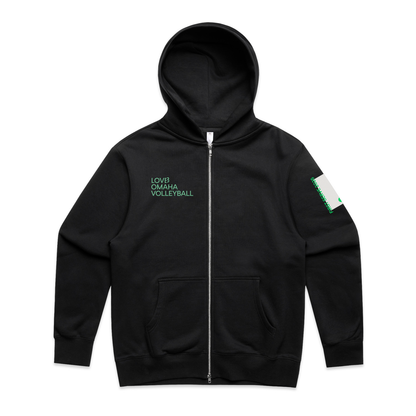 LOVB Omaha First Serve Full Zip Hoodie Collectors Edition