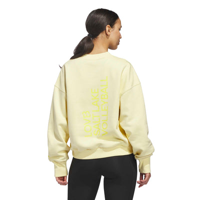LOVB Salt Lake x adidas Cropped Crewneck Sweatshirt