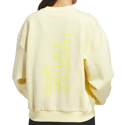 LOVB Salt Lake x adidas Cropped Crewneck Sweatshirt
