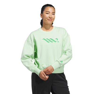 LOVB Nebraska x Adidas Cropped Crewneck Sweatshirt