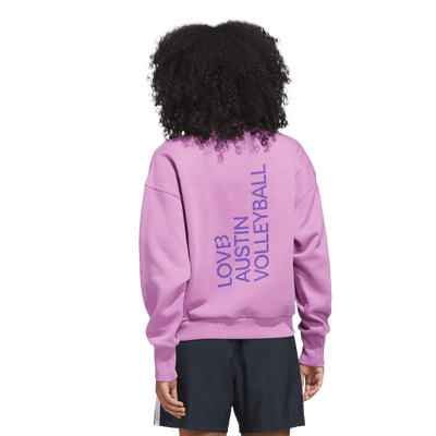 LOVB Austin x Adidas Cropped Crewneck Sweatshirt