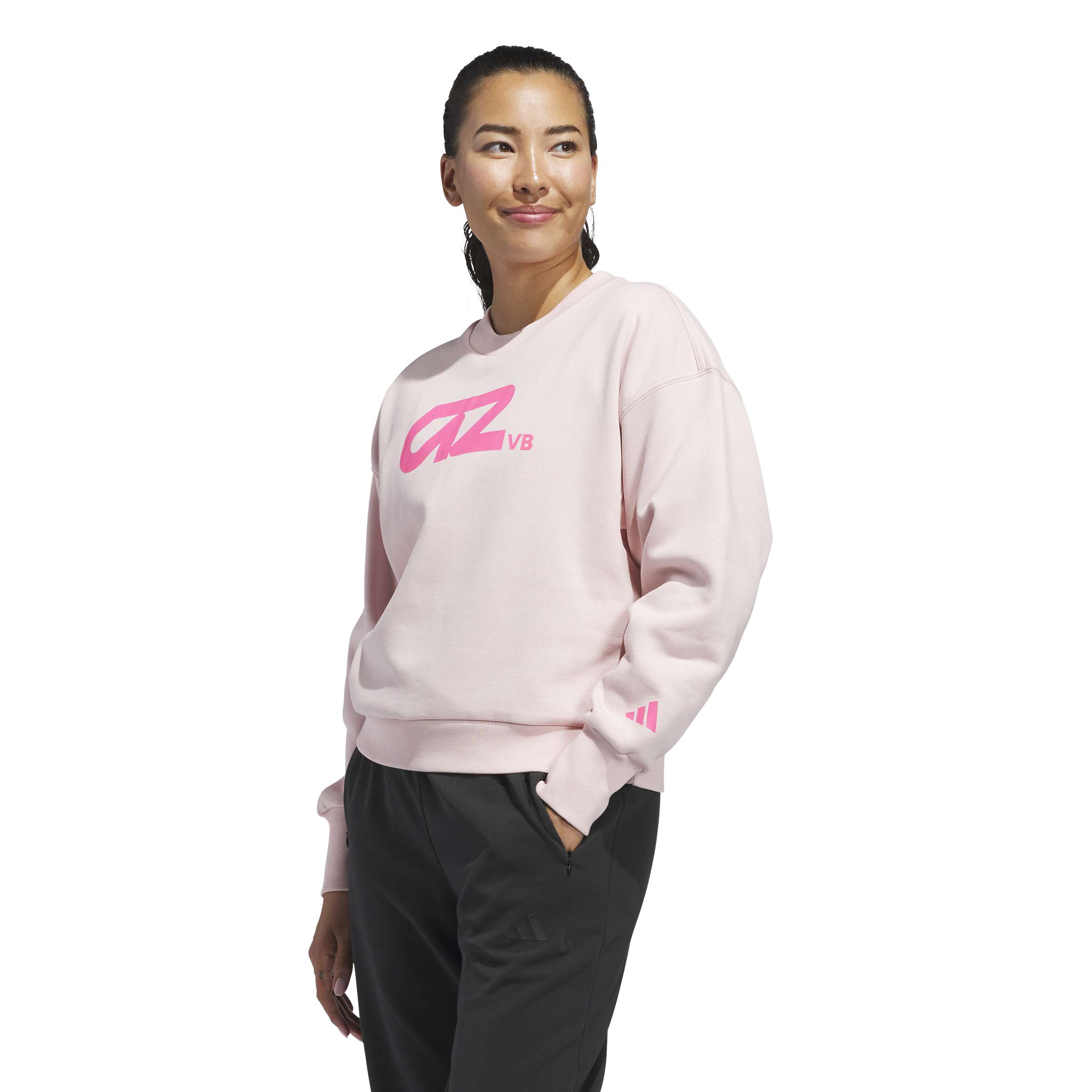LOVB Atlanta x Adidas Cropped Crewneck Sweatshirt