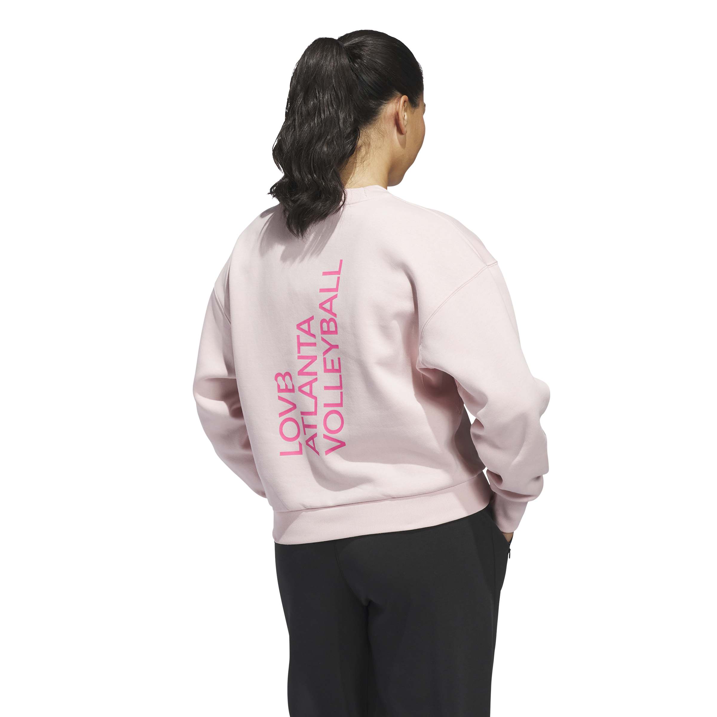 LOVB Atlanta x Adidas Cropped Crewneck Sweatshirt