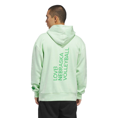 LOVB Nebraska x Adidas Oversized Hoodie