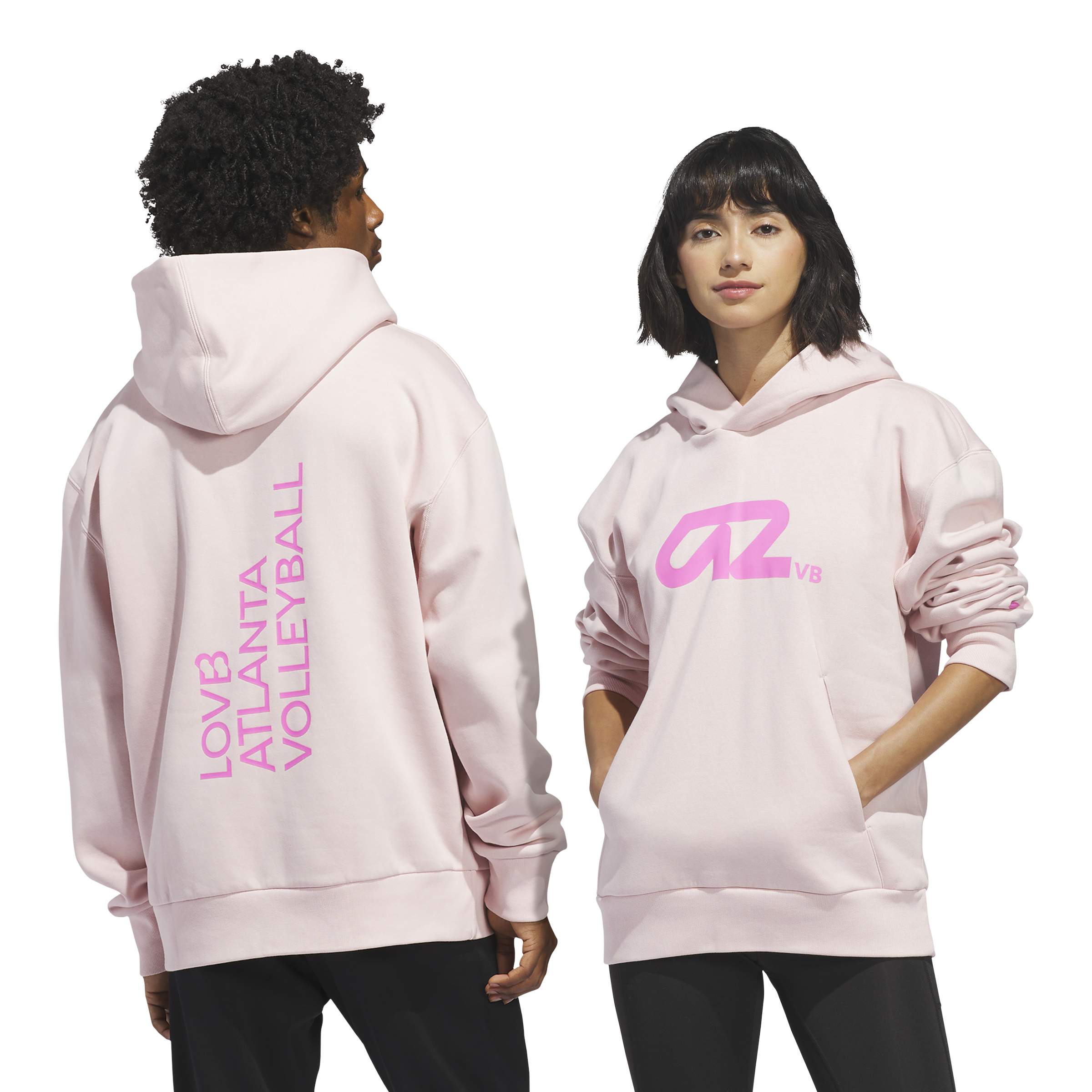 LOVB Atlanta x Adidas Oversized Hoodie