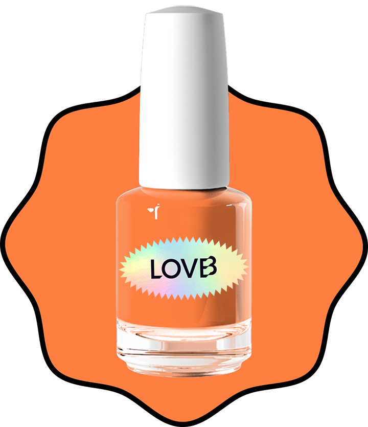 Los Angeles Orange Crush Nail Polish