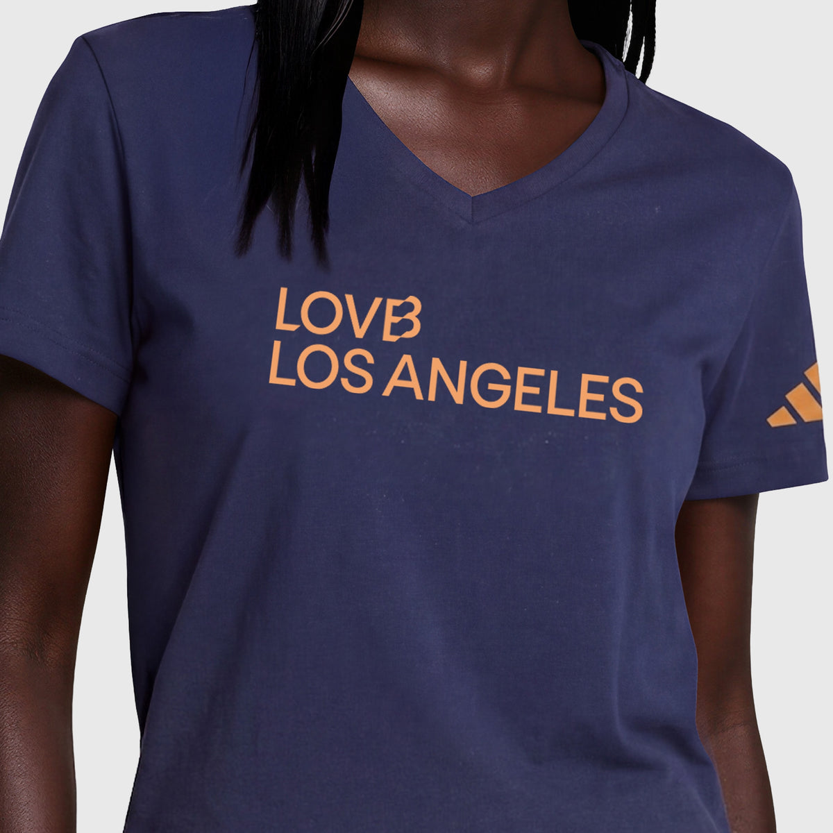 LOVB Los Angeles x adidas V Neck Tee