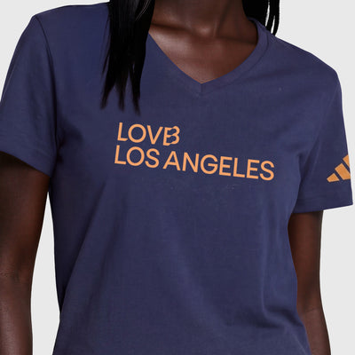 LOVB Los Angeles x adidas V Neck Tee