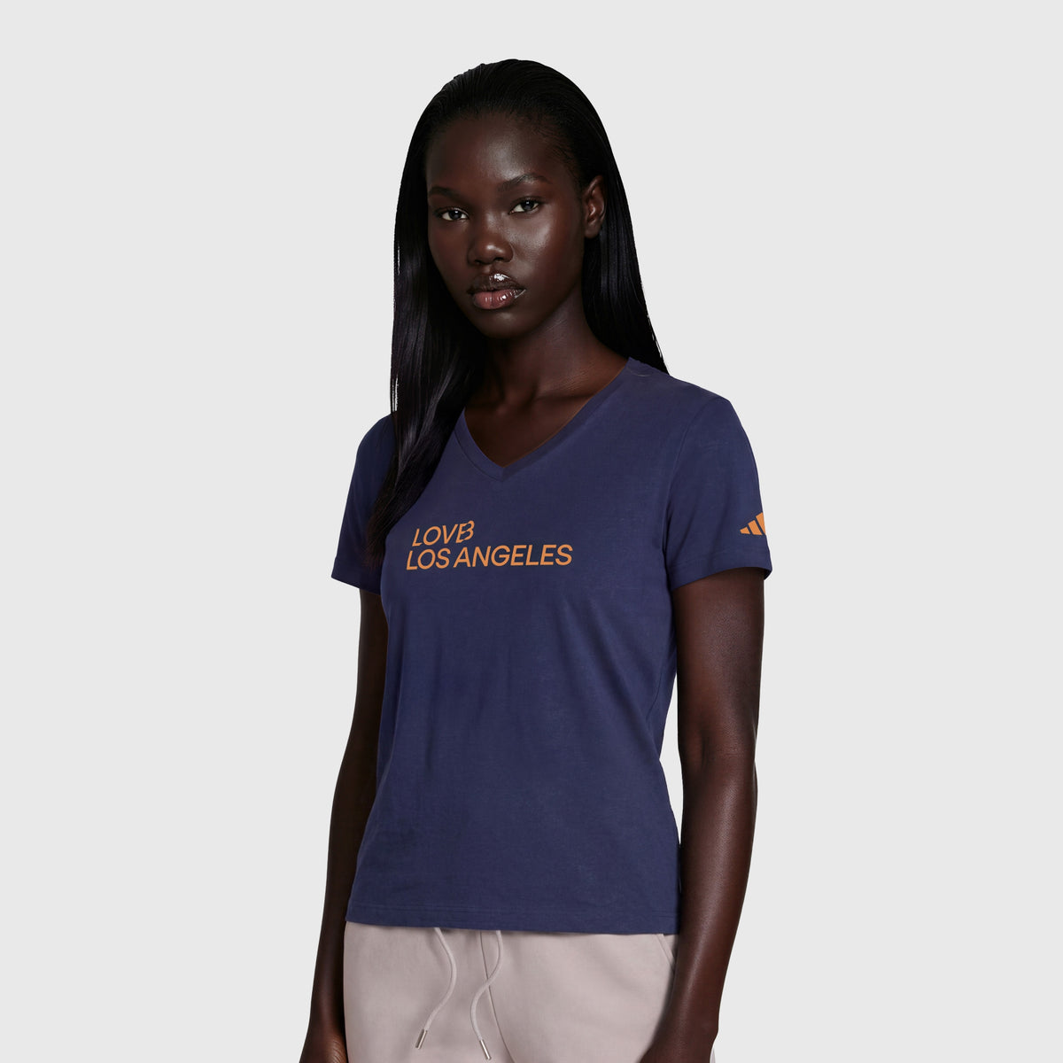 LOVB Los Angeles x adidas V Neck Tee