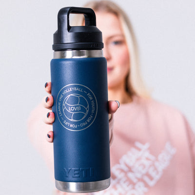 LOVB Volleyball YETI 26 oz Rambler Chug Bottle