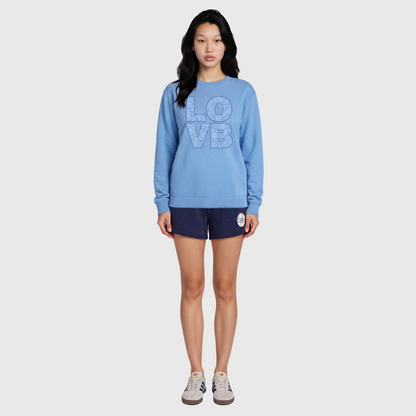LOVB Volleyball Print Crewneck