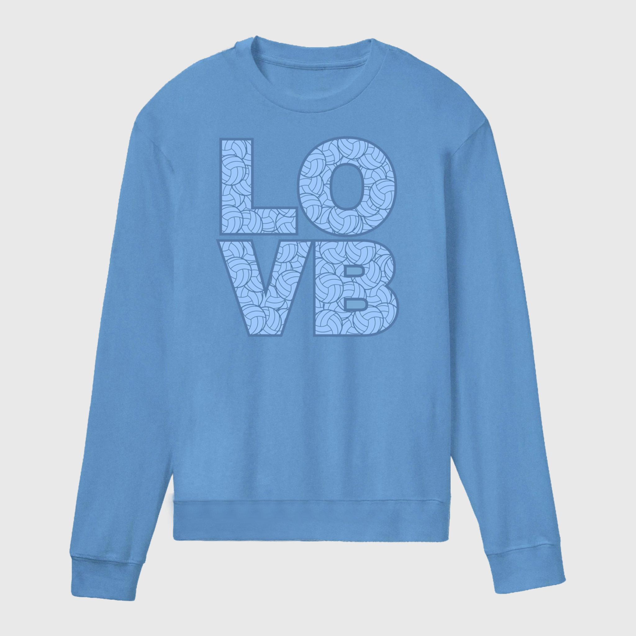 LOVB Volleyball Print Crewneck