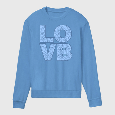 LOVB Volleyball Print Crewneck
