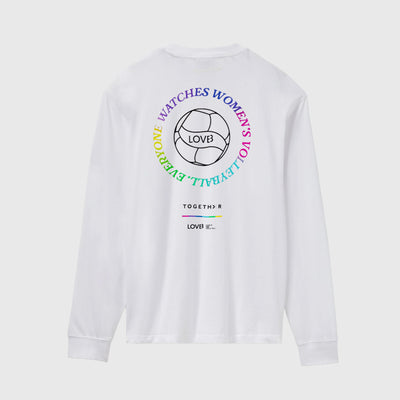 LOVB x TOGETHXR LOVB Watching Women's Sports Long Sleeve T-Shirt