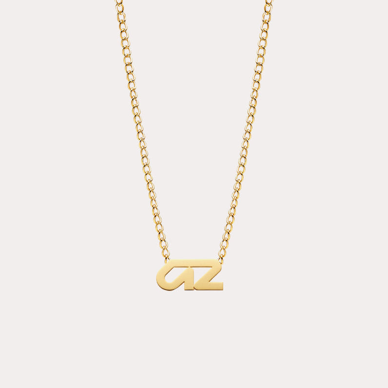 LOVB Atlanta Logo Gold Charm Necklace
