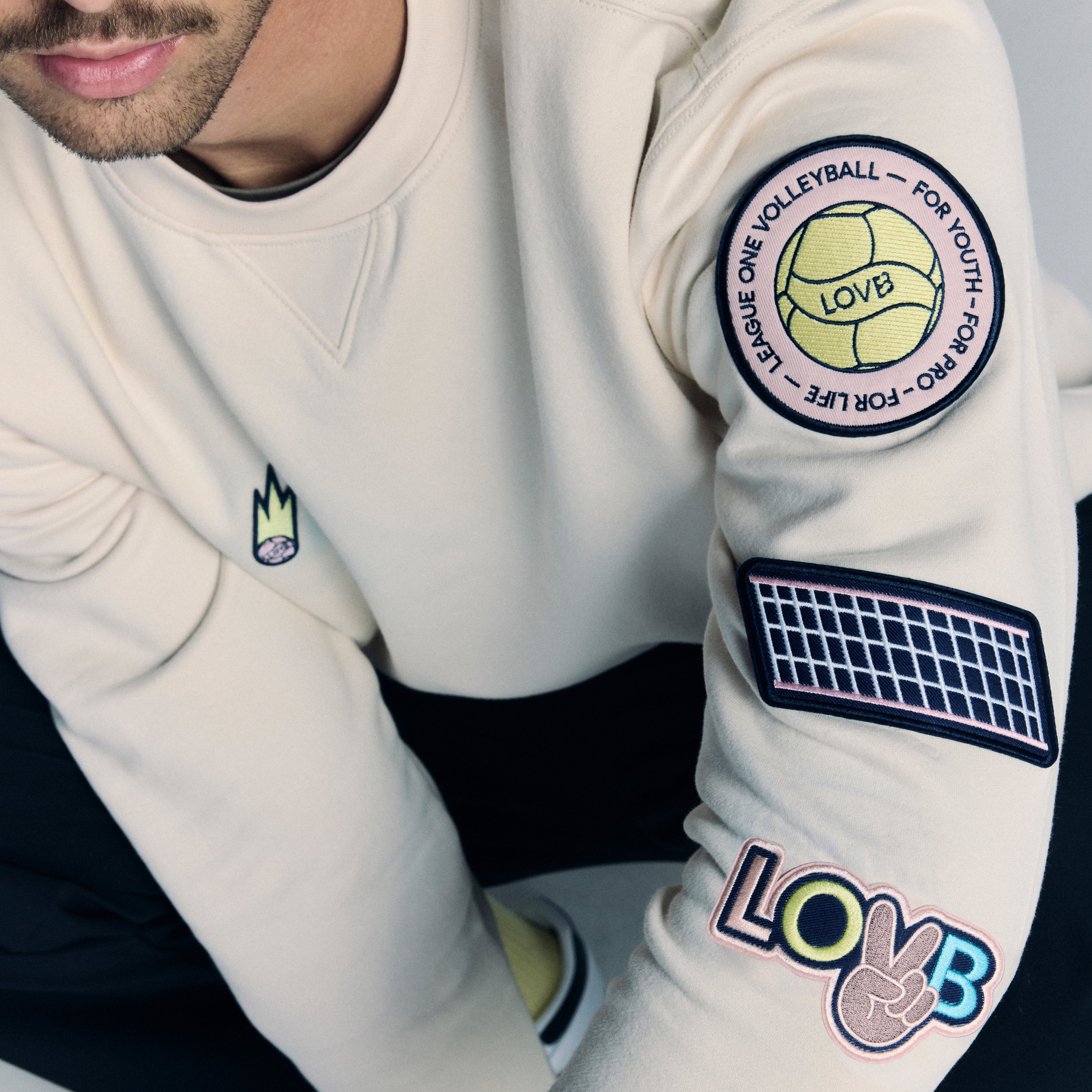LOVB Essentials Patches Crewneck