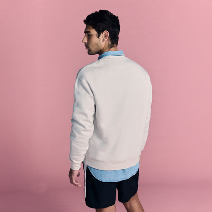 Bone Volleyball Hybrid Crewneck