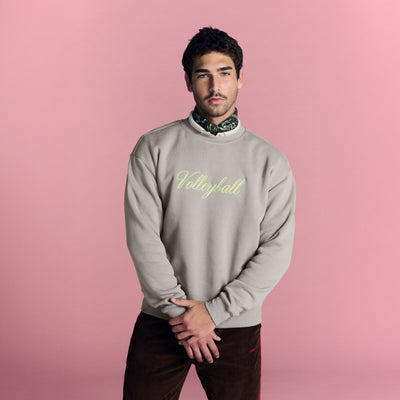 Cement Volleyball Hybrid Crewneck