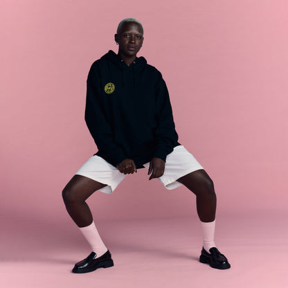 LOVB Volleyball Graphic Black Hybrid Hoodie