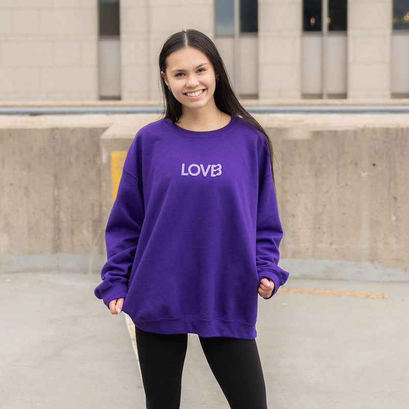 LOVB Austin Split Crewneck Front