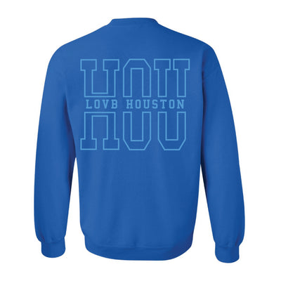 LOVB Houston Split HOU Crewneck Back