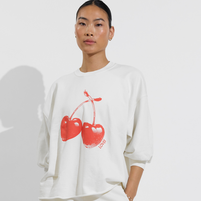 LOVB x Left On Friday Sports and Rec Cherry Crewneck