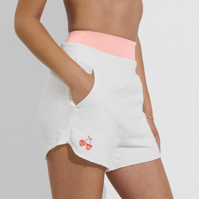 LOVB x Left On Friday Sports and Rec Cherry Fleece Short