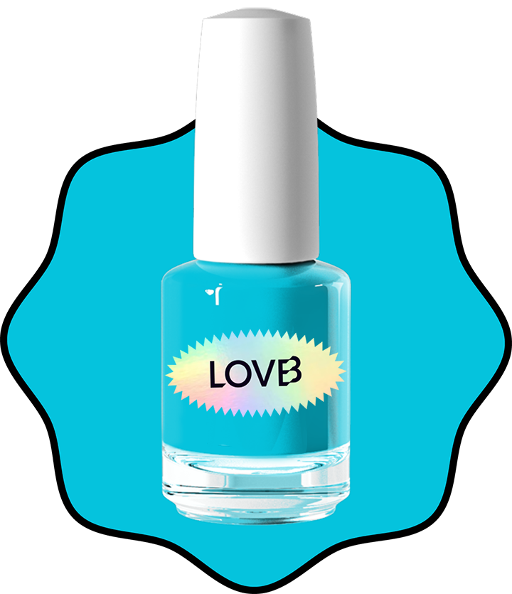 Madison Cyan Kiss Nail Polish