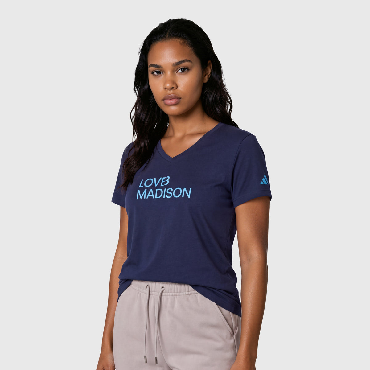 LOVB Madison x adidas V Neck Tee