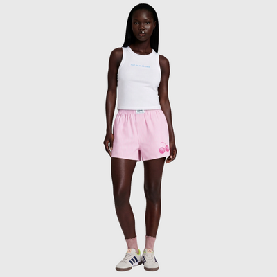 Meet Me On The Court Ribbed Crop Tank Top