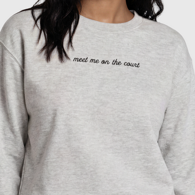 Meet Me on the Court Crewneck