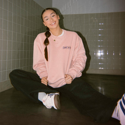The Future is Volleyball Small Graphic Hybrid Crewneck