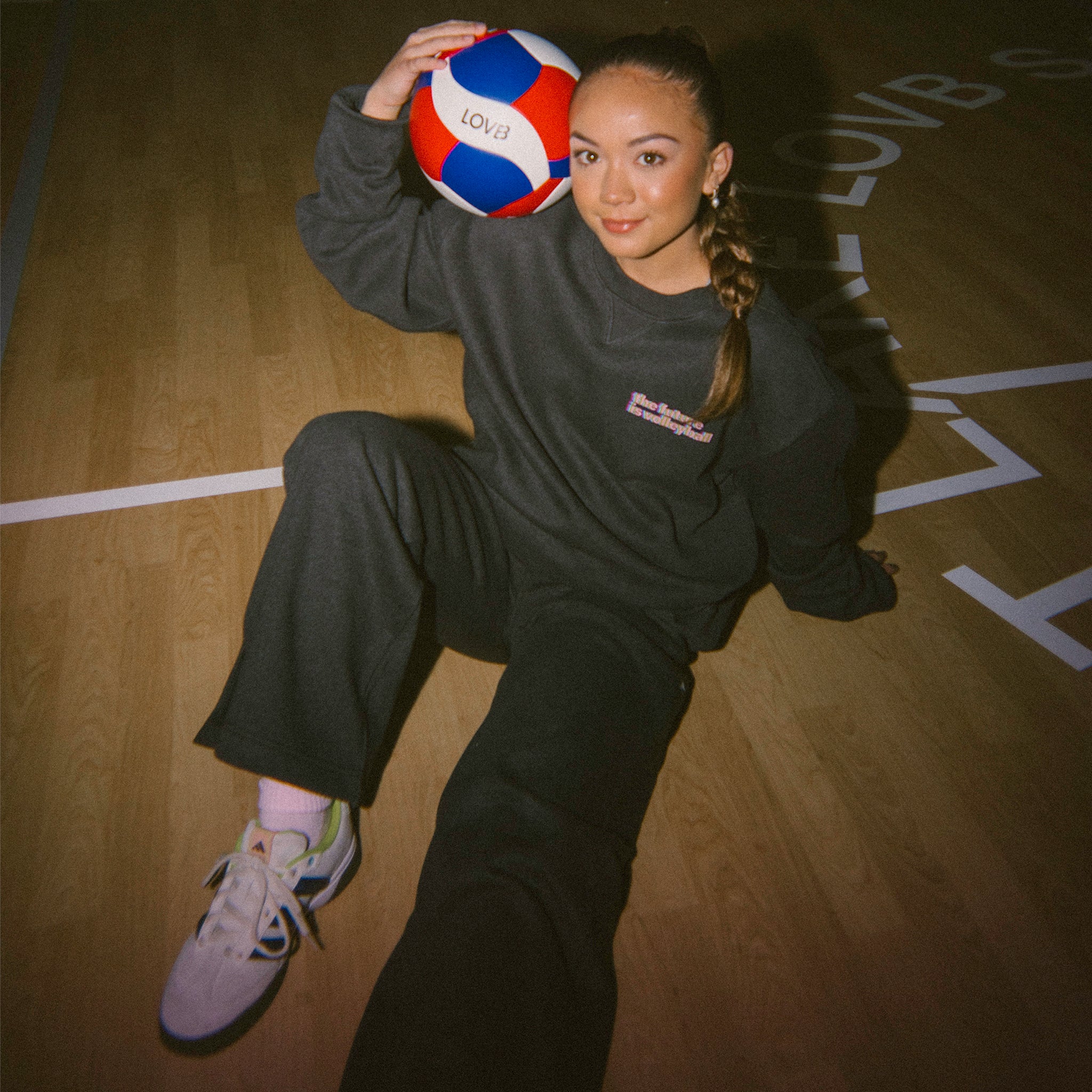 The Future is Volleyball Hybrid Crewneck