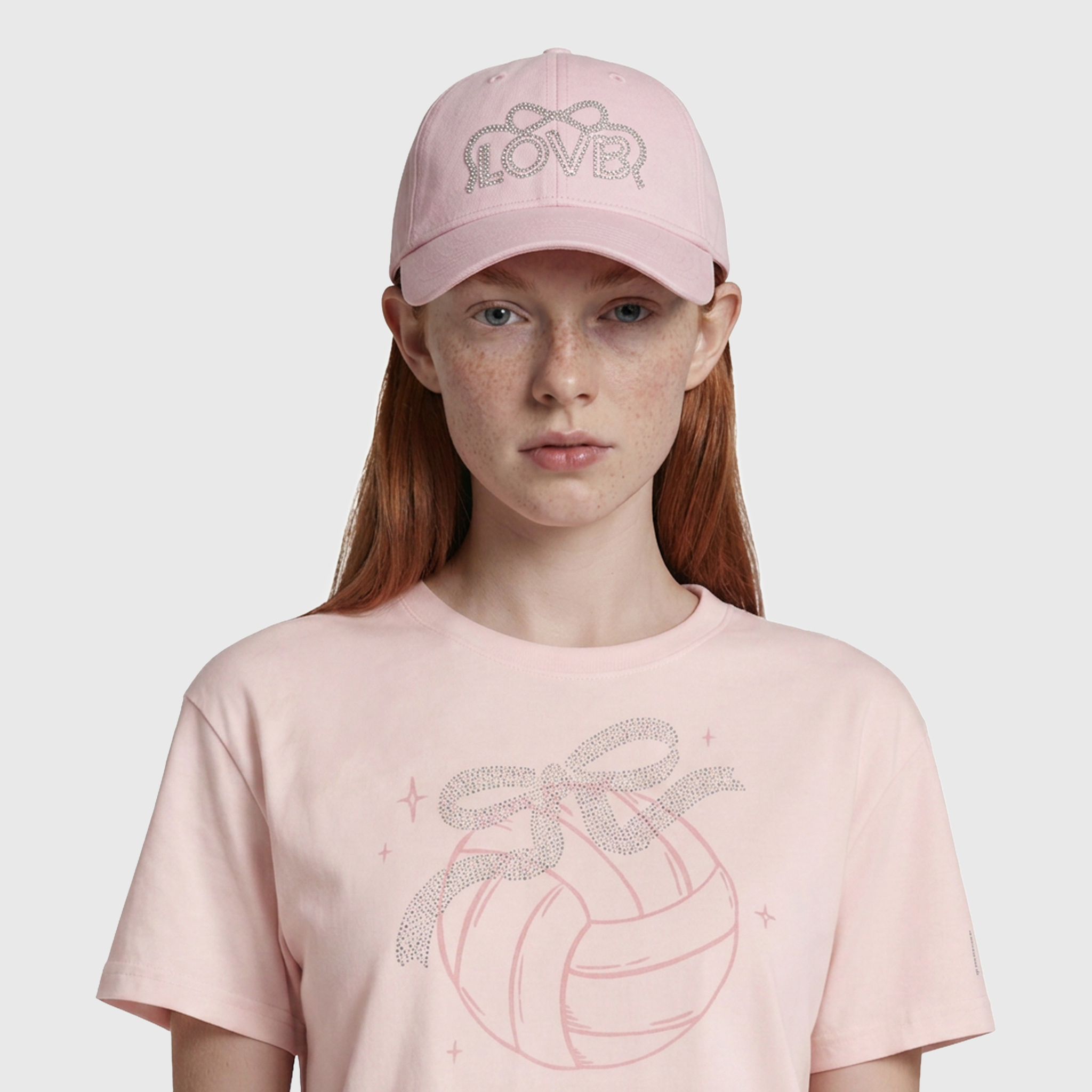 LOVB Rhinestone Bow Baseball Hat